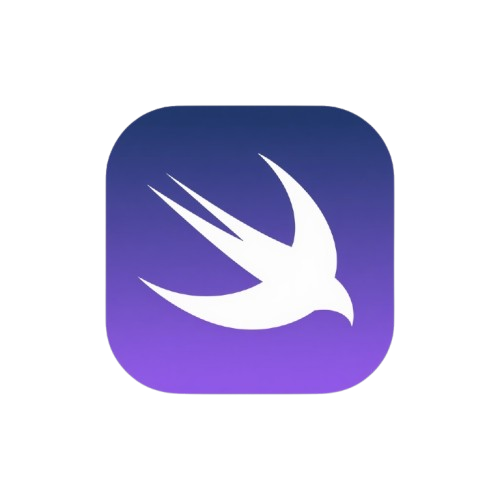 Swift logo on a blue and purple gradient background