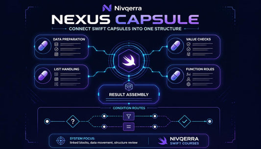 Nivqerra Nexus Capsule diagram on a dark background